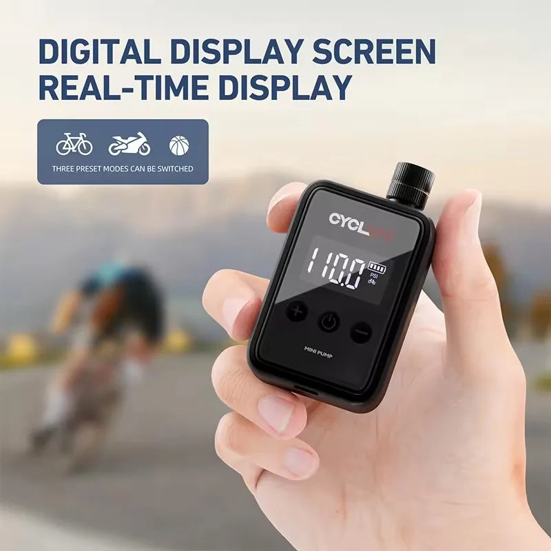 Pocket Power Bike Pump