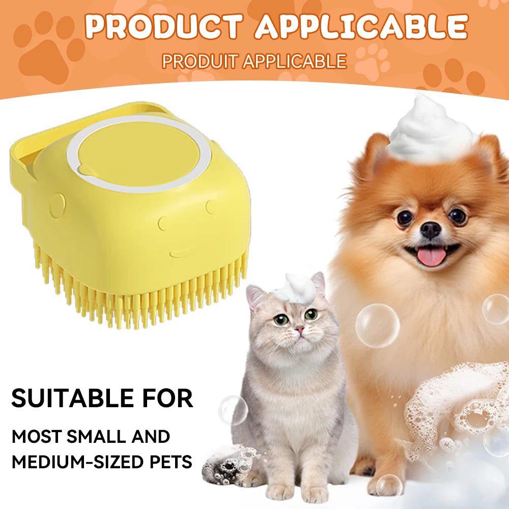 Pet Pamper Shampoo Brush