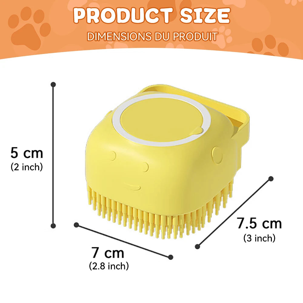 Pet Pamper Shampoo Brush