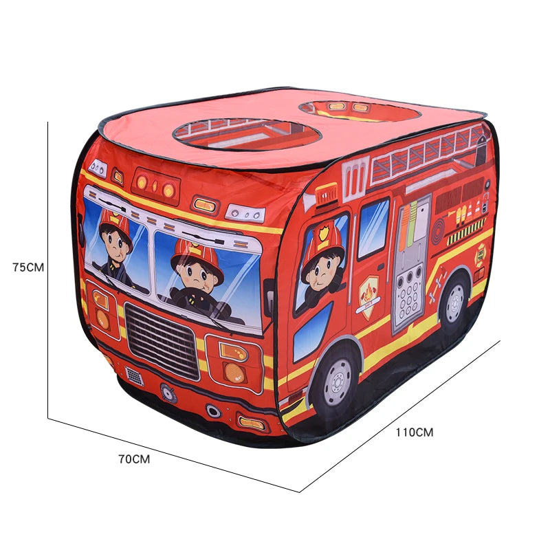 Kids' Fire Truck Adventure Tent