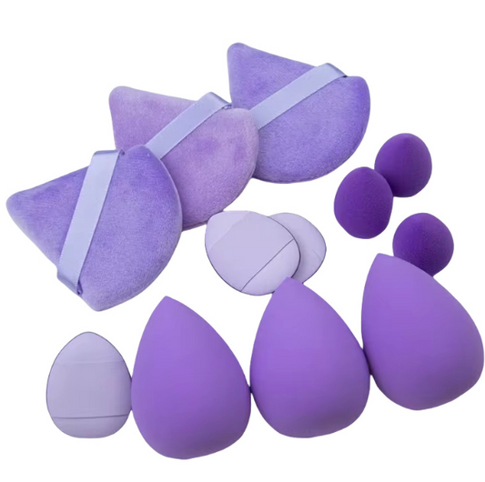 Purple Makeup Puff Collection
