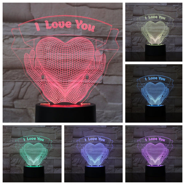 Heartfelt Love Night Light