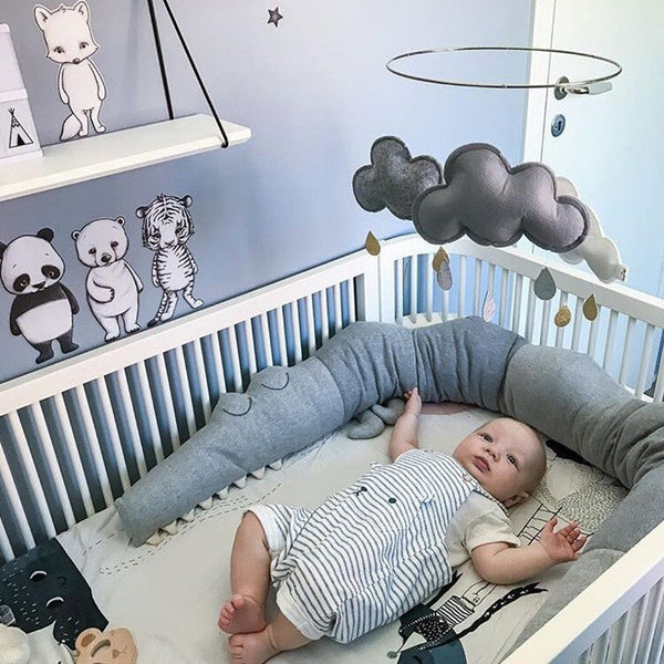 Cartoon Crib Bumper Pillow