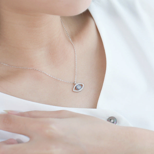 Dazzling Eye Pendant Necklace