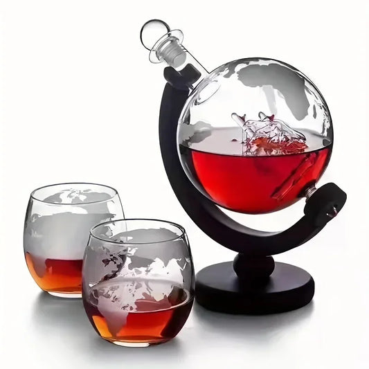 Elegant Globe Decanter Set