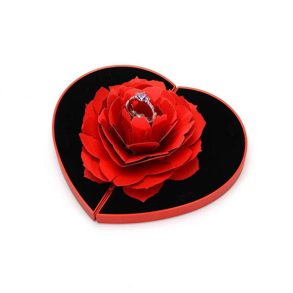 Heartfelt Rose Ring Box