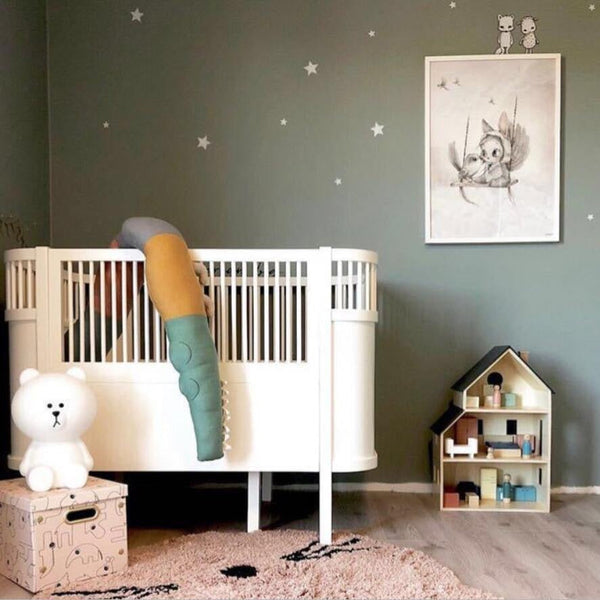 Cartoon Crib Bumper Pillow