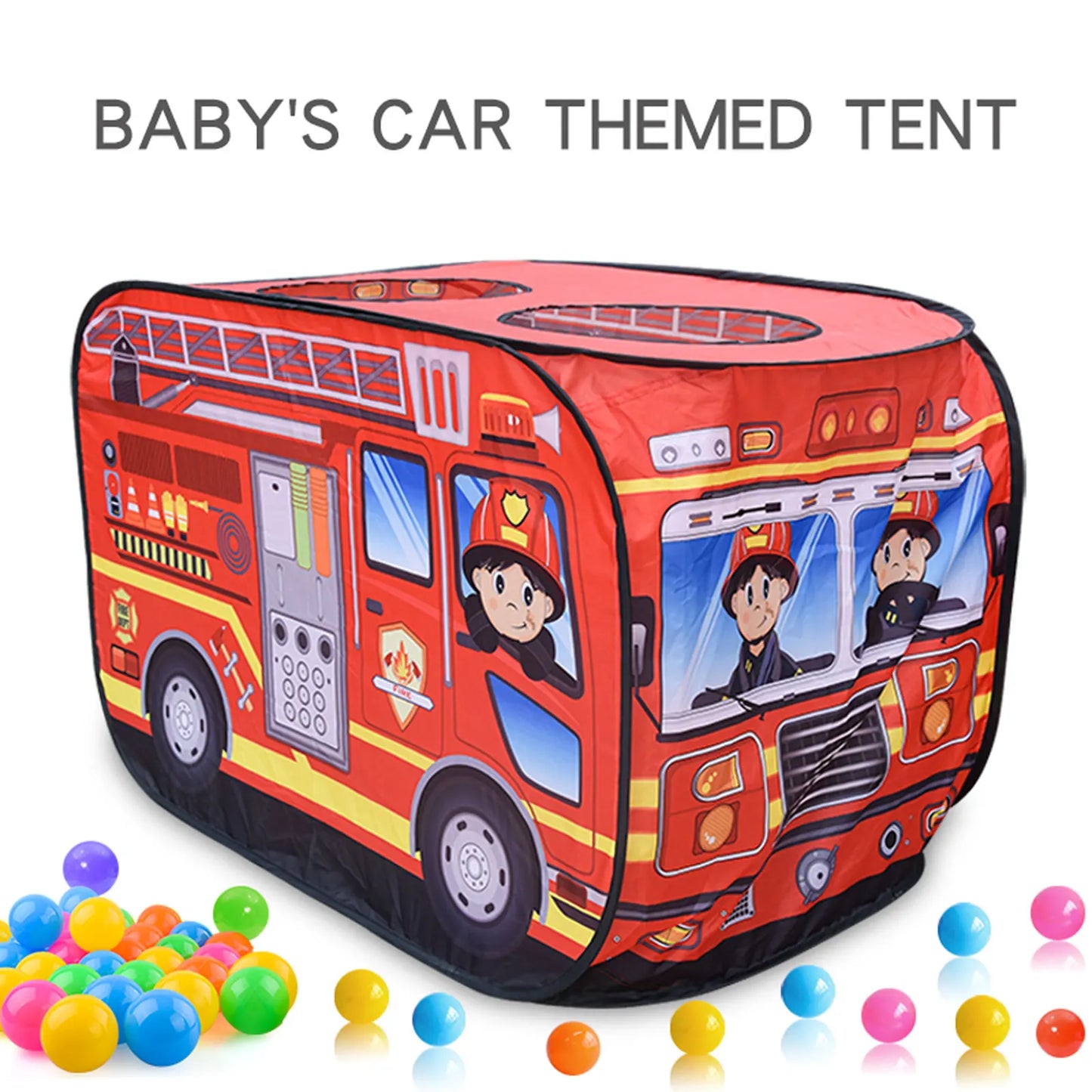 Kids' Fire Truck Adventure Tent