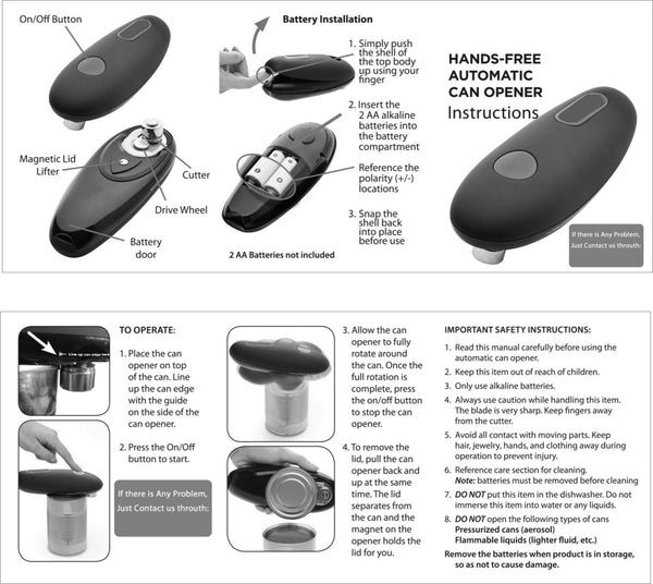 Easy Touch Electric Can Opener