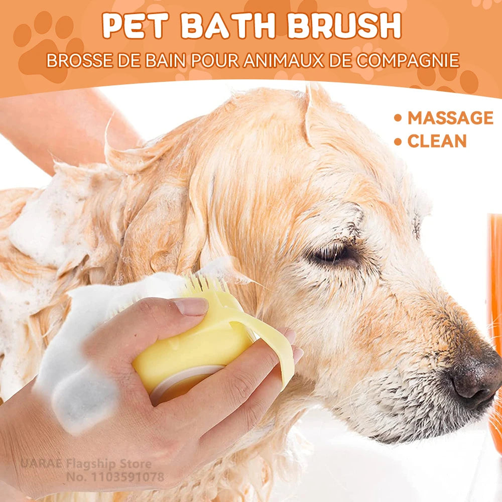 Pet Pamper Shampoo Brush