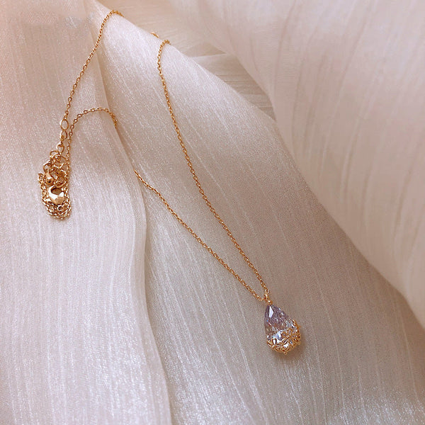 Sparkling Drop Necklace