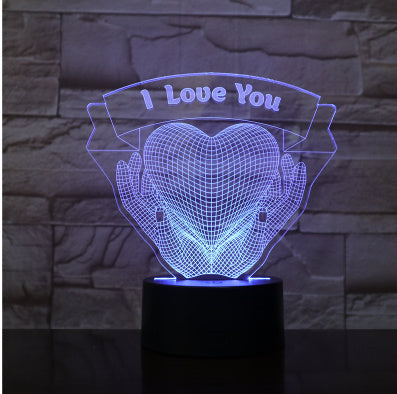 Heartfelt Love Night Light