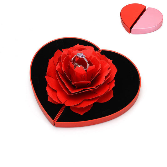 Heartfelt Rose Ring Box